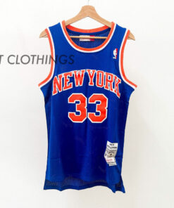 NBA Jersey Basketball Shirt Men Women Singlet Baju Lelaki New York KNICKS #33 EWING RETRO