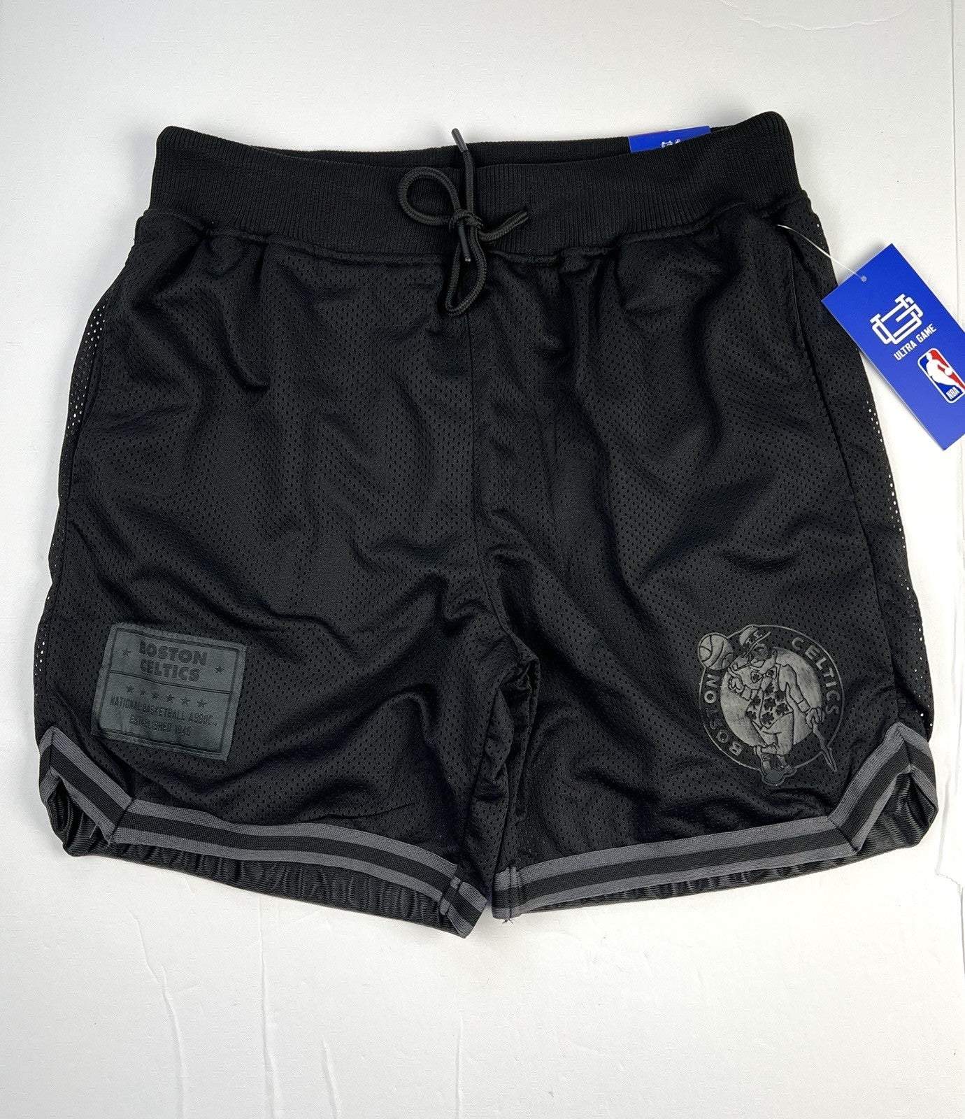 Celtics Boston Basketball Black Shorts Men Size Medium Ultra Game - Image 3