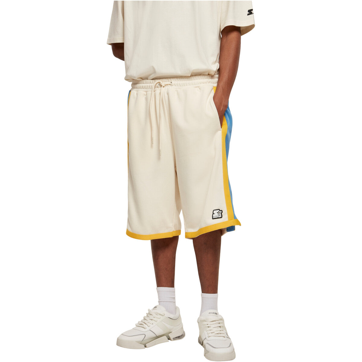 Starter Laser Shorts Pants Sports Basketball Shorts Loose Fit Logopatch Trackies - Image 2