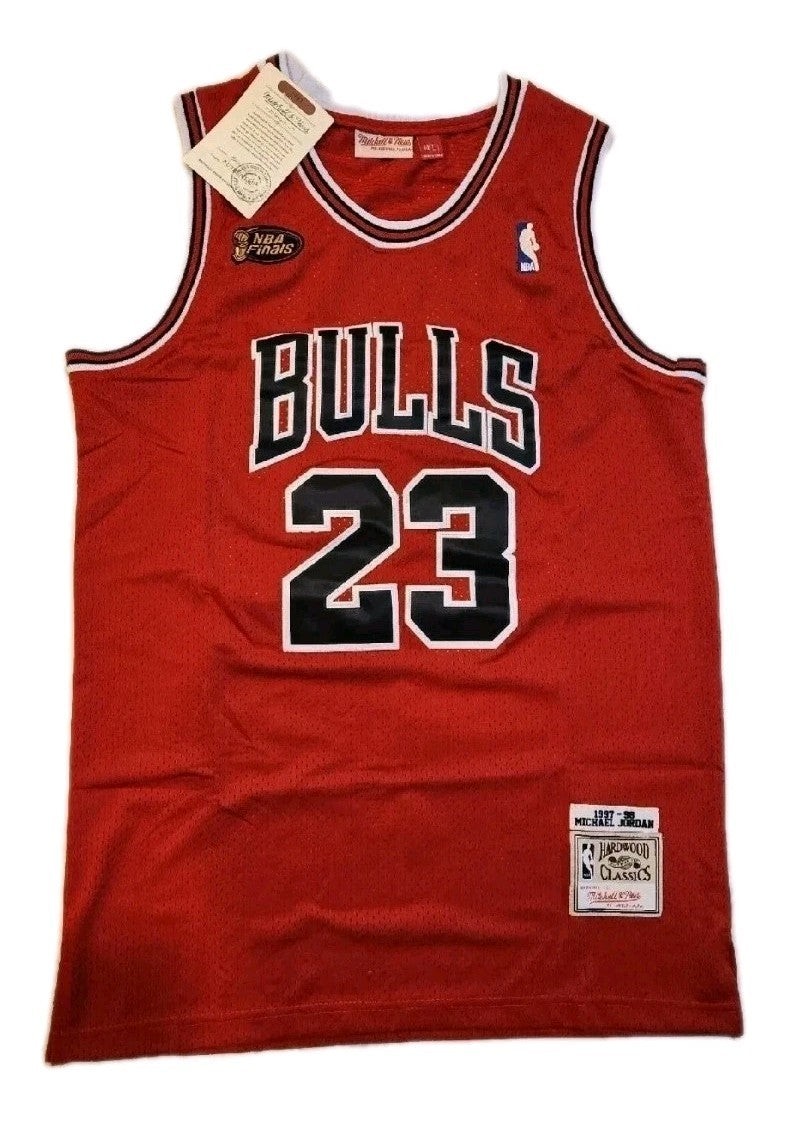 Mitchell & Ness Michael Jordan #23 Bulls 1997-98 NBA FINALS Jersey Men's LG