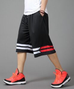 New Boy Sports Summer Basketball Quick Dry Shorts Wide Leg Loose Fit Breathable