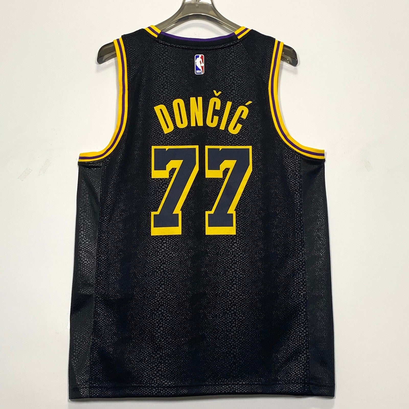 Luka Doncic #77 Basketball Jersey Black Fan Jersey Heat Pressed Brand New S-2XL - Image 2