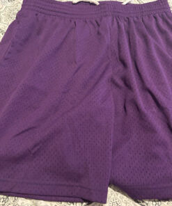 Mitchell & Ness Purple Mesh Athletic Basketball Shorts Men's Size XL