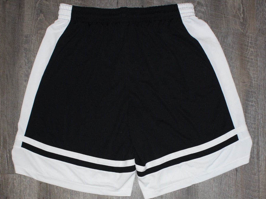 NWT Men's NIKE Big & Tall Elite Athletic Basketball Shorts Black White - Image 3