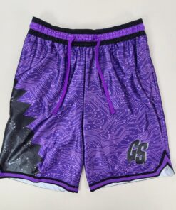 Nike Mens Shorts Adult Medium Purple Basketball Lebron James Space Jam GoonSquad