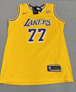 Los Angeles Lakers Jersey Mens Large NBA Basketball Luka Doncic Swingman Nike L