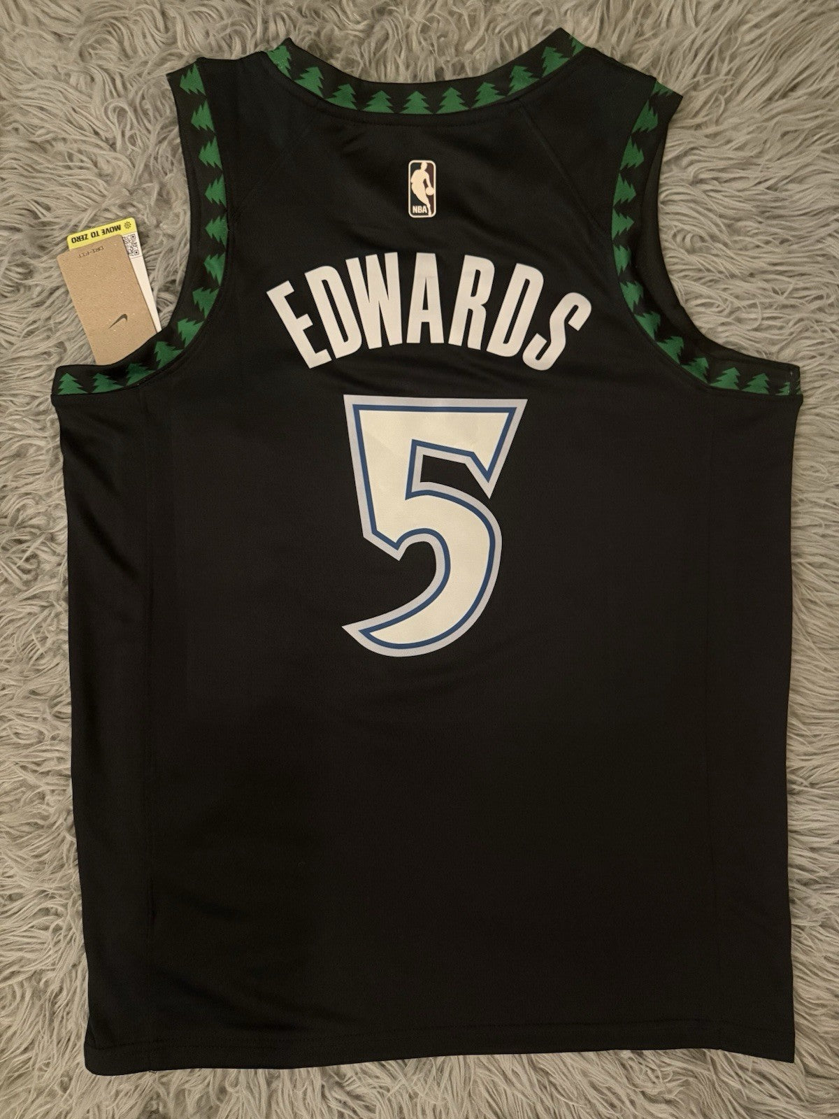 Anthony Edwards Minnesota Timberwolves Jersey Men’s Large - Image 2