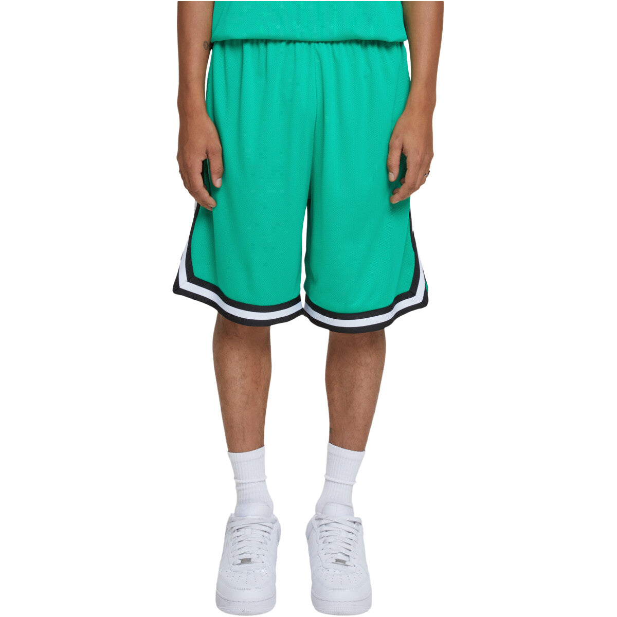 Urban Classics Stripes Mesh Shorts Basketball Shorts Trackies Men's - Image 5