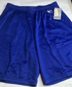 NWT Vintage Reebok Men's Nylon Shorts Blue Basketball Shorts Size L Y2K