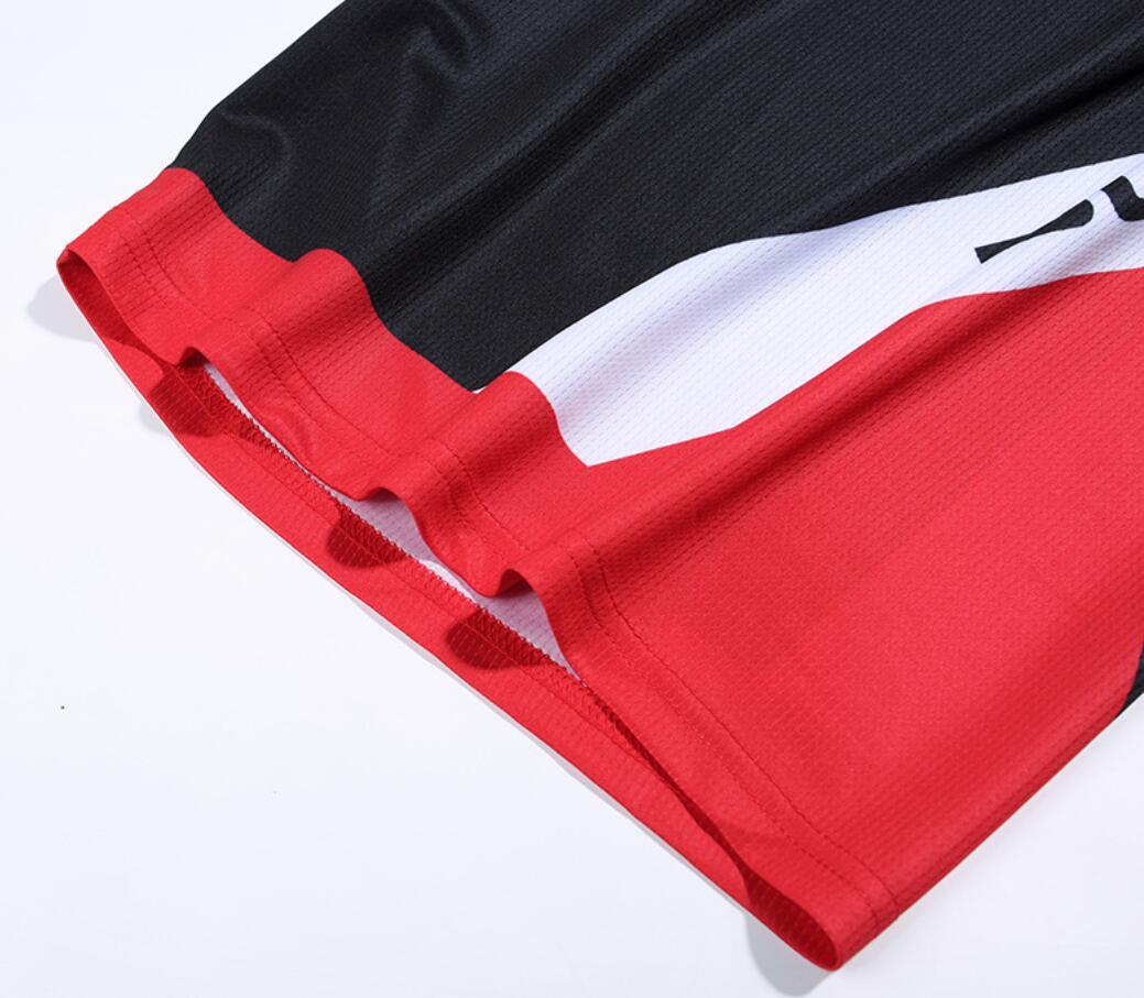 Men's Wide Leg Basketball Shorts Breathable Quick Dry Plus Size Black - Image 5