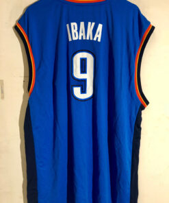 Adidas NBA Jersey Oklahoma City Thunder Serge Ibaka Blue Men's 2XL