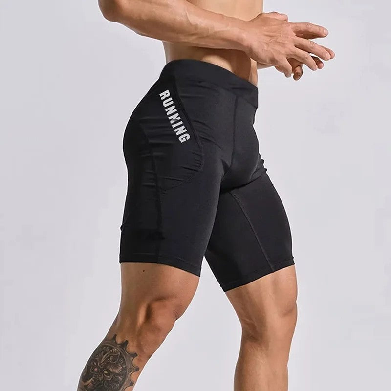 Men's Compression Shorts Tights Running Workout Football Fitness Yoga Gym Gift - Image 7