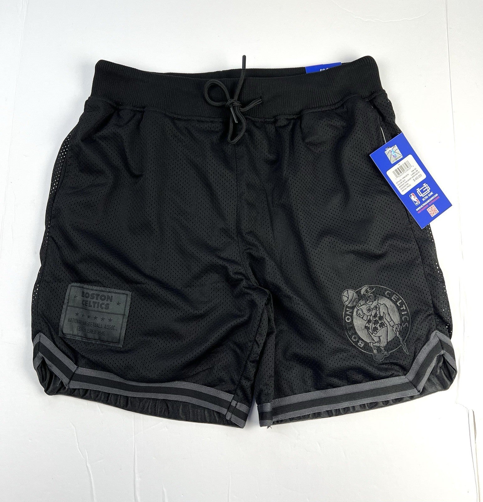 Celtics Boston Basketball Black Shorts Men Size Medium Ultra Game