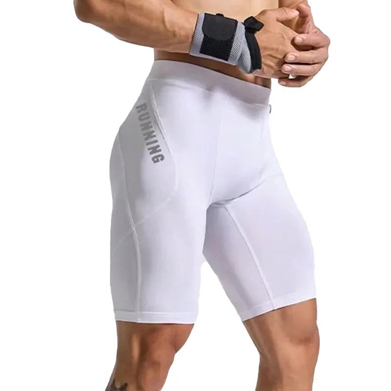 Men's Compression Shorts Tights Running Workout Football Fitness Yoga Gym Gift - Image 9