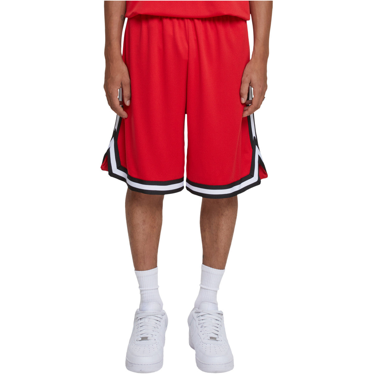 Urban Classics Stripes Mesh Shorts Basketball Shorts Trackies Men's - Image 4