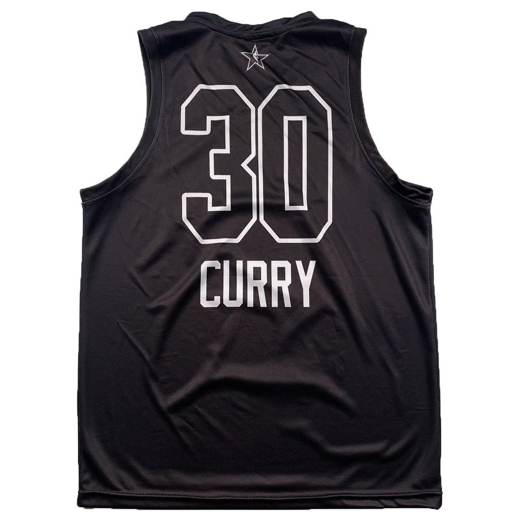 Stephen Curry GSW Warriors Allstar Jersey 2018 30 Black Black Swingman Basketball NBA Jersey T-shirt Tops - Image 3