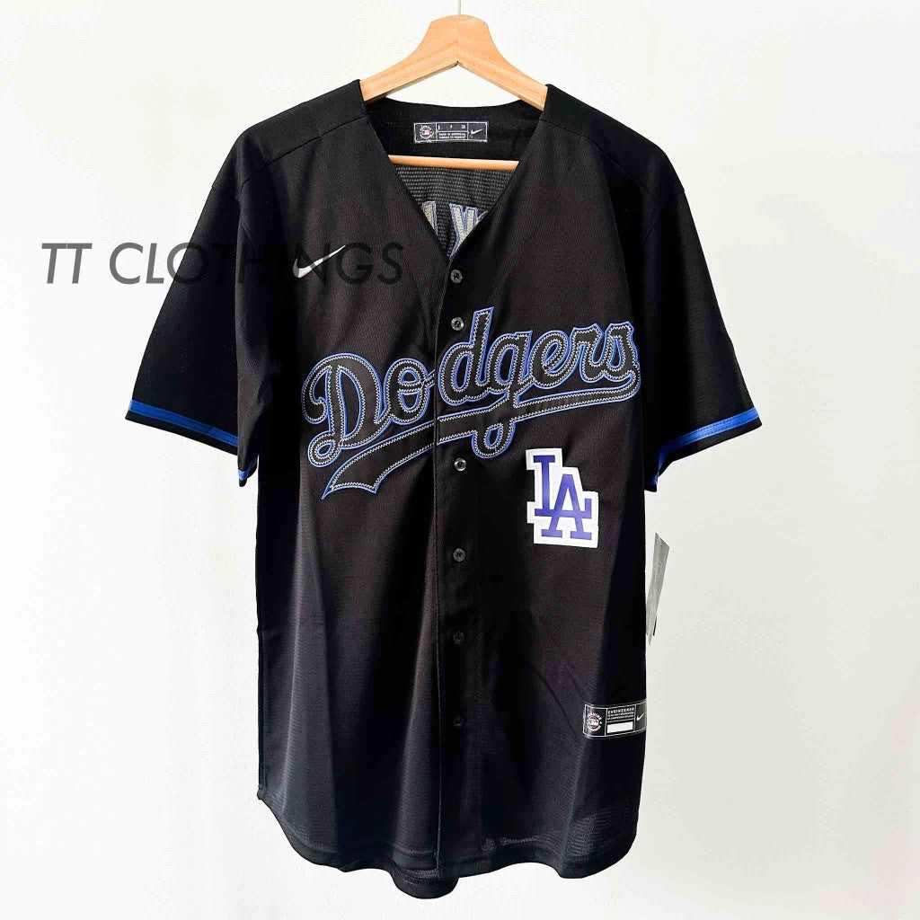 Kobe Bryant #8 #24 LA DODGERS MLB Baseball x NBA Jersey T-Shirt Baju Special Edition - Image 17