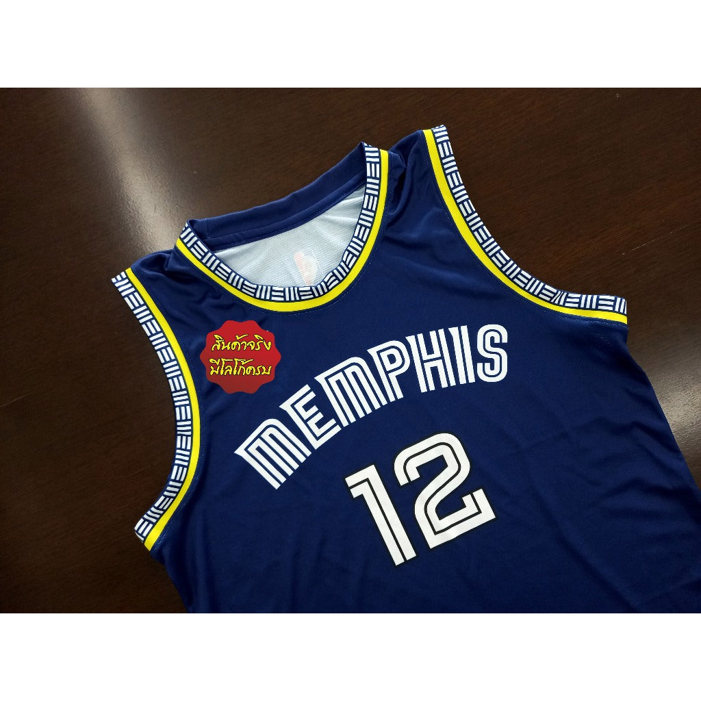 Nba Basketball Jersey Memphis Grizzlies BK0099 City /Ja Morant 12 Model Size S-5XL - Image 5