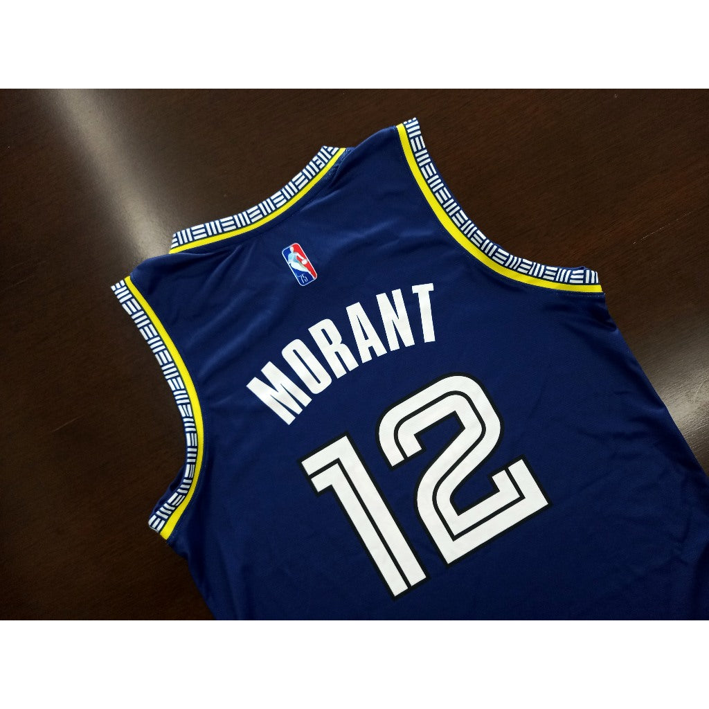 Nba Basketball Jersey Memphis Grizzlies BK0099 City /Ja Morant 12 Model Size S-5XL - Image 6