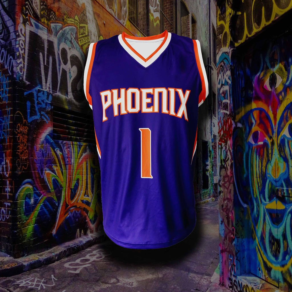 NBA Basketball Jersey Phoenix Suns BK0061 Icon /Devin Booker 1 Model Size S-5XL