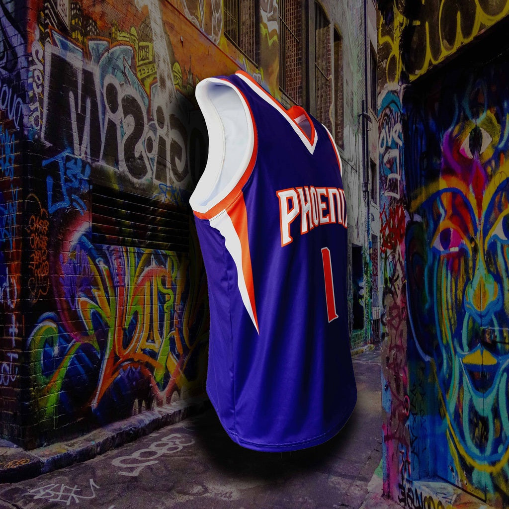 NBA Basketball Jersey Phoenix Suns BK0061 Icon /Devin Booker 1 Model Size S-5XL - Image 3